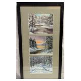 Joy Howe, 'A Winter's Sunset' and Other Landscapes