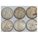 CDN Silver 10-Cent Coins