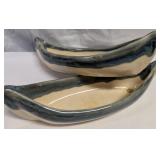 Maxwell Pottery Canoe-Shaped Bowls