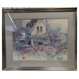 Dawna Barton, Rose Cottage, Framed Colour Lithogra