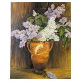Rose Saxaphire, Still Life Oil on Board, 1969