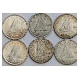 CDN 10-Cent Silver Coins