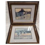 Framed Rural Landscape Prints
