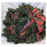Holiday Evergreen Wreath