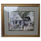 Attributed to Joy Evans, Print of a Cottage
