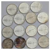 CDN Silver 10-Cent Centennial Coins, 1867-1967