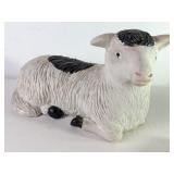 Reclining Sheep Resin Coin Bank