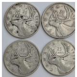 CDN Silver 25-Cent Coins