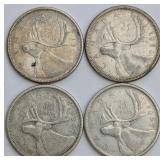 CDN Silver 25-Cent Coins
