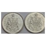 CDN 1966 Silver 50 Cents