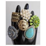 Costume Rings with Stretch Bands