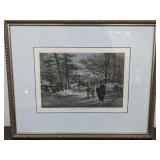 Schell and Hogan, Hand-Coloured Wood Engraving