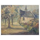 Leo Jennekens, Landscape with Chapel