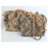 Floral Tapestry Travel Bags