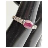 Sterling Gemstone Dress Ring