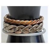 Mixed-Metal Cuff Bracelets