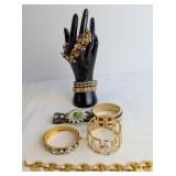 Gold-Tone Costume Bracelets