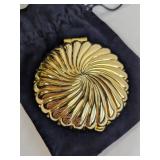 PartyLite Gold-Tone Travel Tea Light Candle Holder