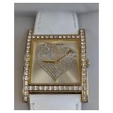 Guess Ladies Heart Motif Wristwatch