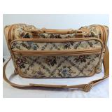 Floral Tapestry Travel Duffle Bag
