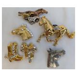 Equestrian Costume Brooches