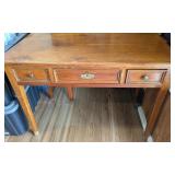 19th C Italian Style Hardwood Writing Desk