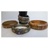 Wooden Bangle Bracelets