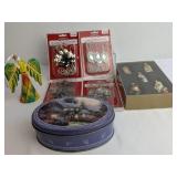 Ornaments, Decorative Hooks & Lithographed Tin