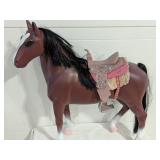 Vinyl Toy Horse w Western Saddle