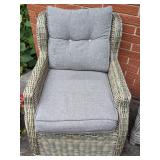 Woven Resin Wicker Lounge Chair
