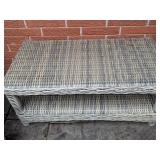 Woven Resin Wicker Coffee Table