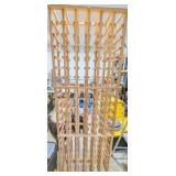 Natural Pine Wine Rack