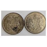 CA Silver 50 Cent Coins