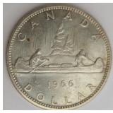 1966 CA Silver One Dollar