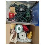 Holiday Lighting, Tree Stand, Wired Ribbon