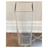 Contemporary glass floor vase