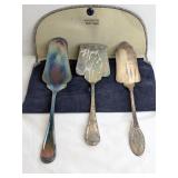 800 Grade Silver Cake and Pie Servers