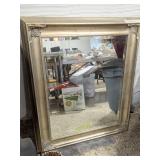 Rococo Style Beveled Wall Mirror