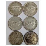 CA Silver 25-Cent Coins