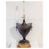Gilded Tole Urn Table Lamp
