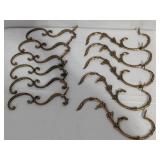 Cast Metal Furniture Mounts in Rococo Style