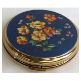 Stratton Floral Powder Compact