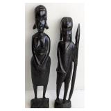 African Ebony Wood Figures