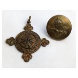RAF Button & St. John Ambulance Medal
