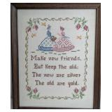 Cross-Stitch Needlework Sampler