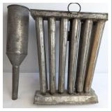 Antique Tinned Candle Mould