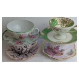 English Fine Bone China Teacups
