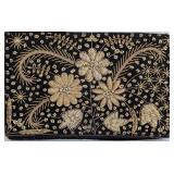 VTG Zardozi Black Velvet Clutch