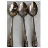 Trio of Sterling Teaspoons