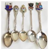 Sterling souvenir spoons
